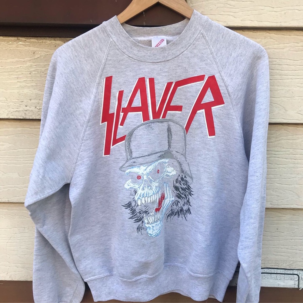 Vintage 90s Slayer Slaytanic Wehrmacht Crewneck
